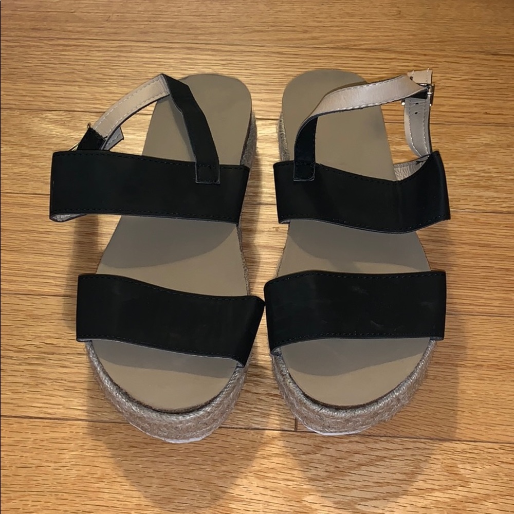 Platform espadrille sandal